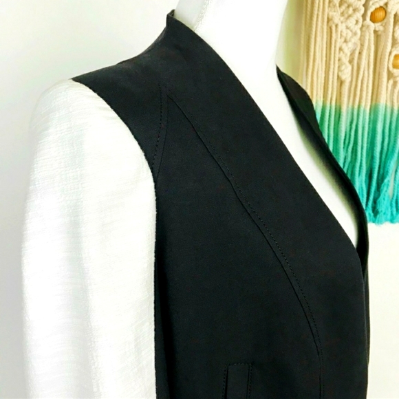 Helmut Lang Era Suiting Contrast Two Tone Blazer - Picture 4 of 5